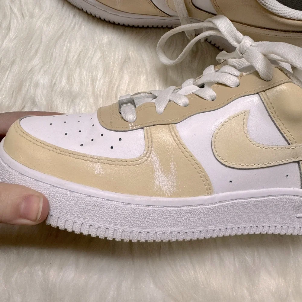 Custom Beige Air Force 1s Neutral Air Force 1s